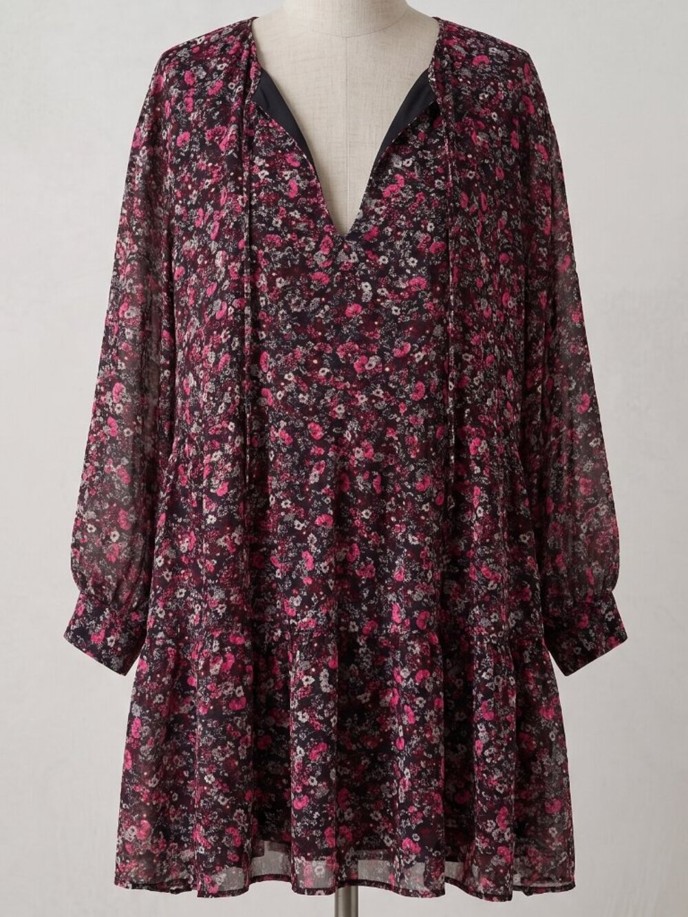 👗 Zara Floral Tiered Mini Dress 👗